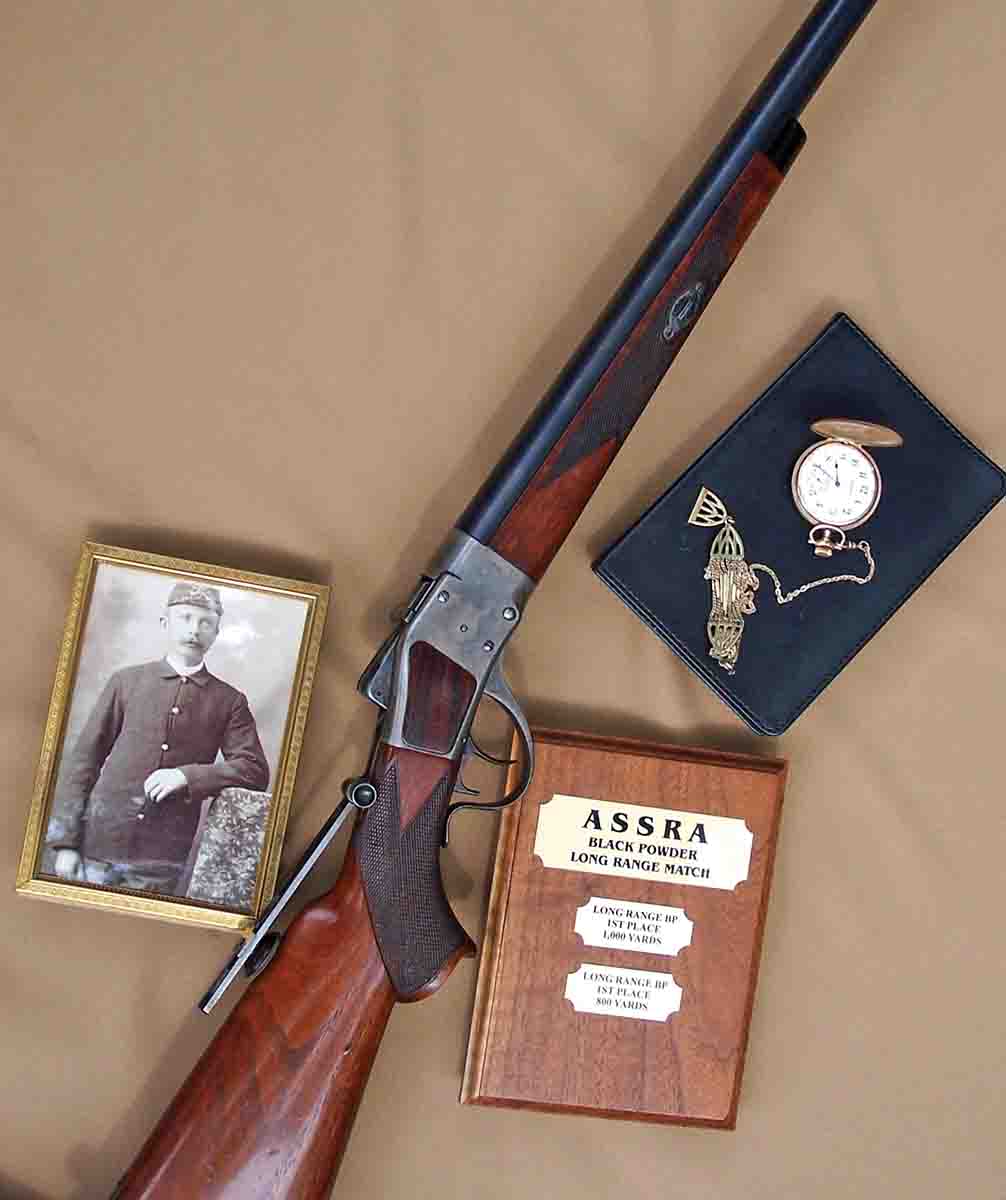 The Sharps Borchardt Long Range Rifle owned by Albert F. Mitchell.